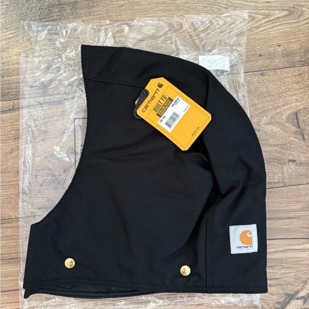 Carhartt Black Hood with Logo Patch